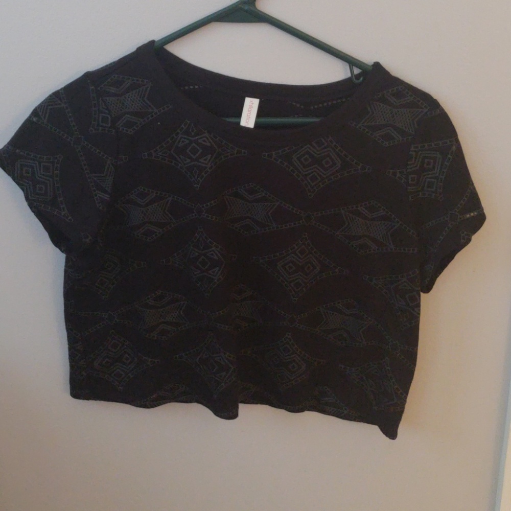 Aztec crop top